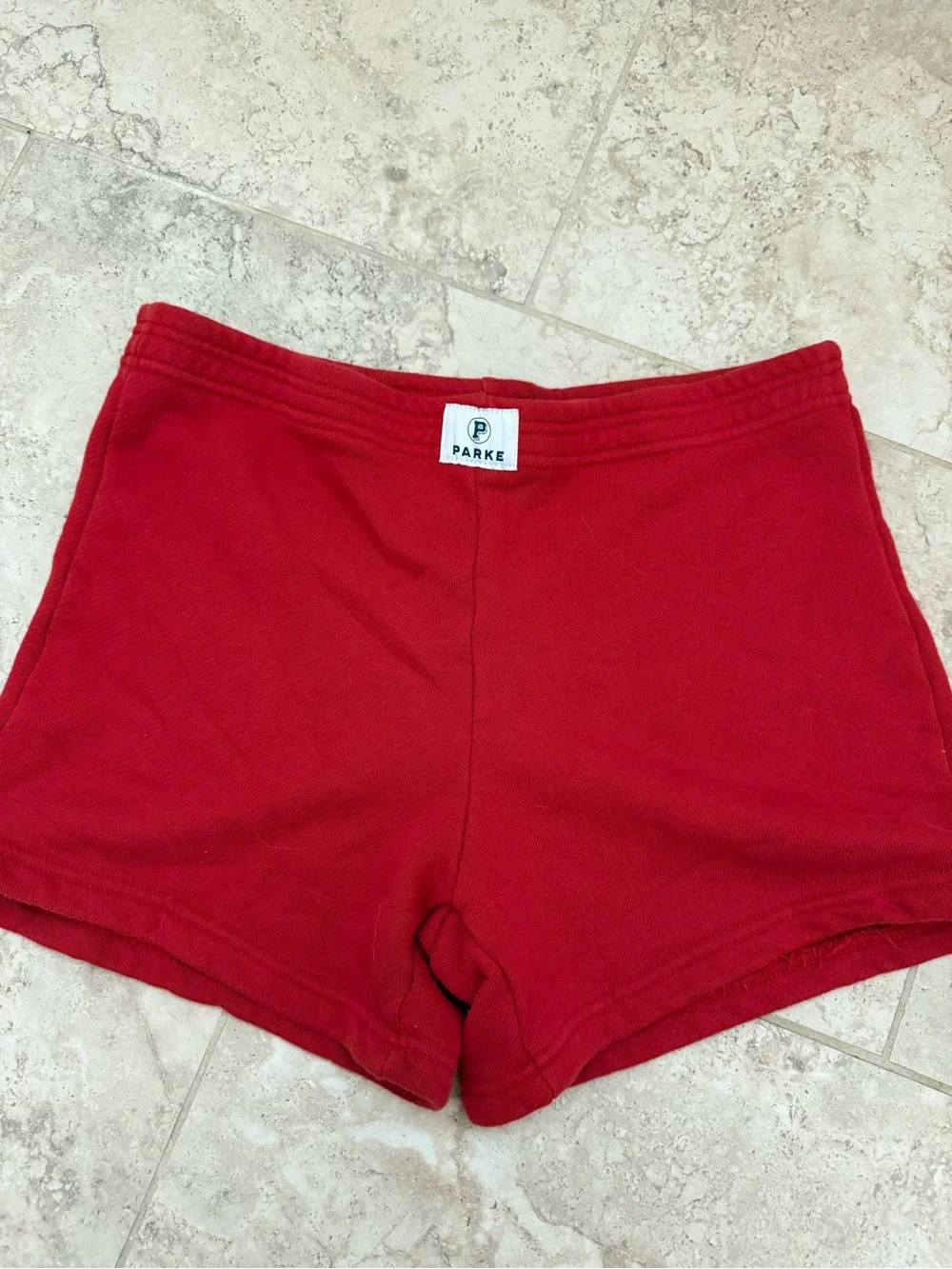 Parke Red Cotton Boxer Shorts - Picture 1 of 2